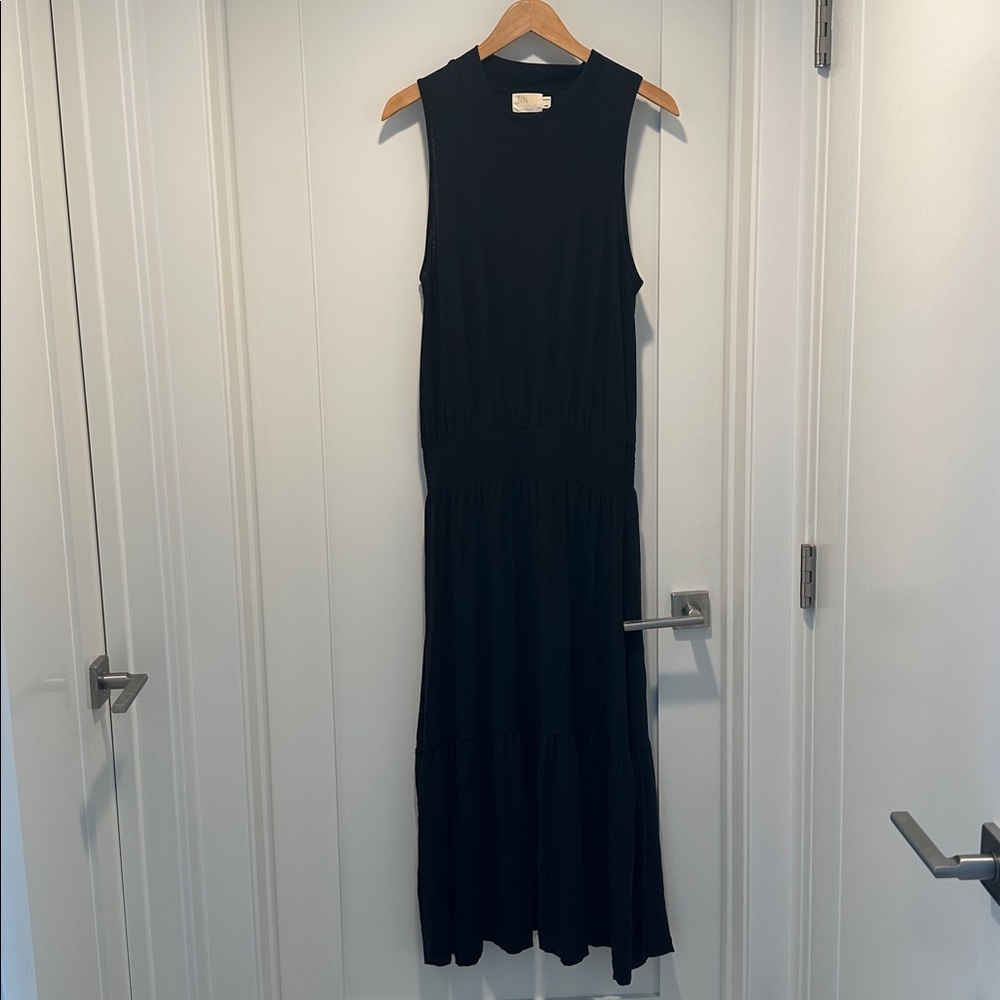 Ladies Nation size medium. Black long cotton dress